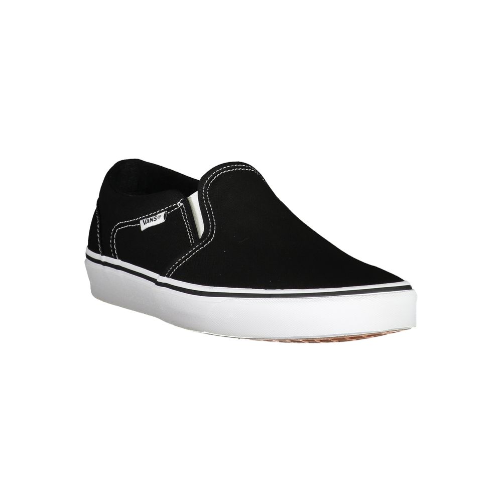 Black Polyester Sneaker