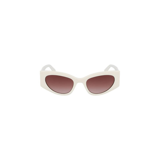 White Acetate Sunglasses