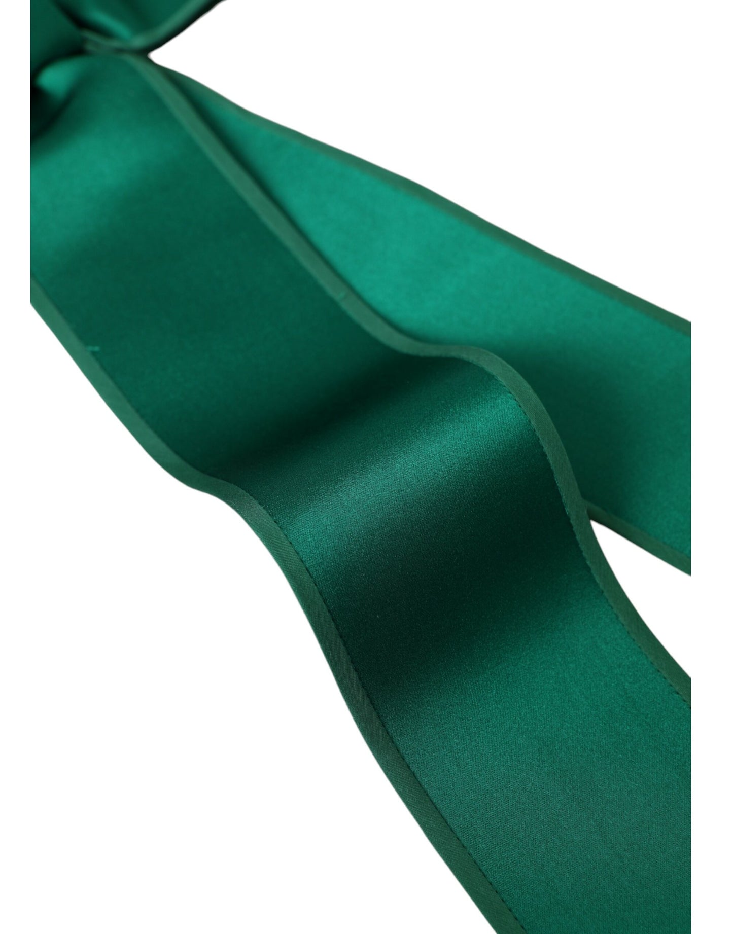 Green Silk Satin Waist Women Belt