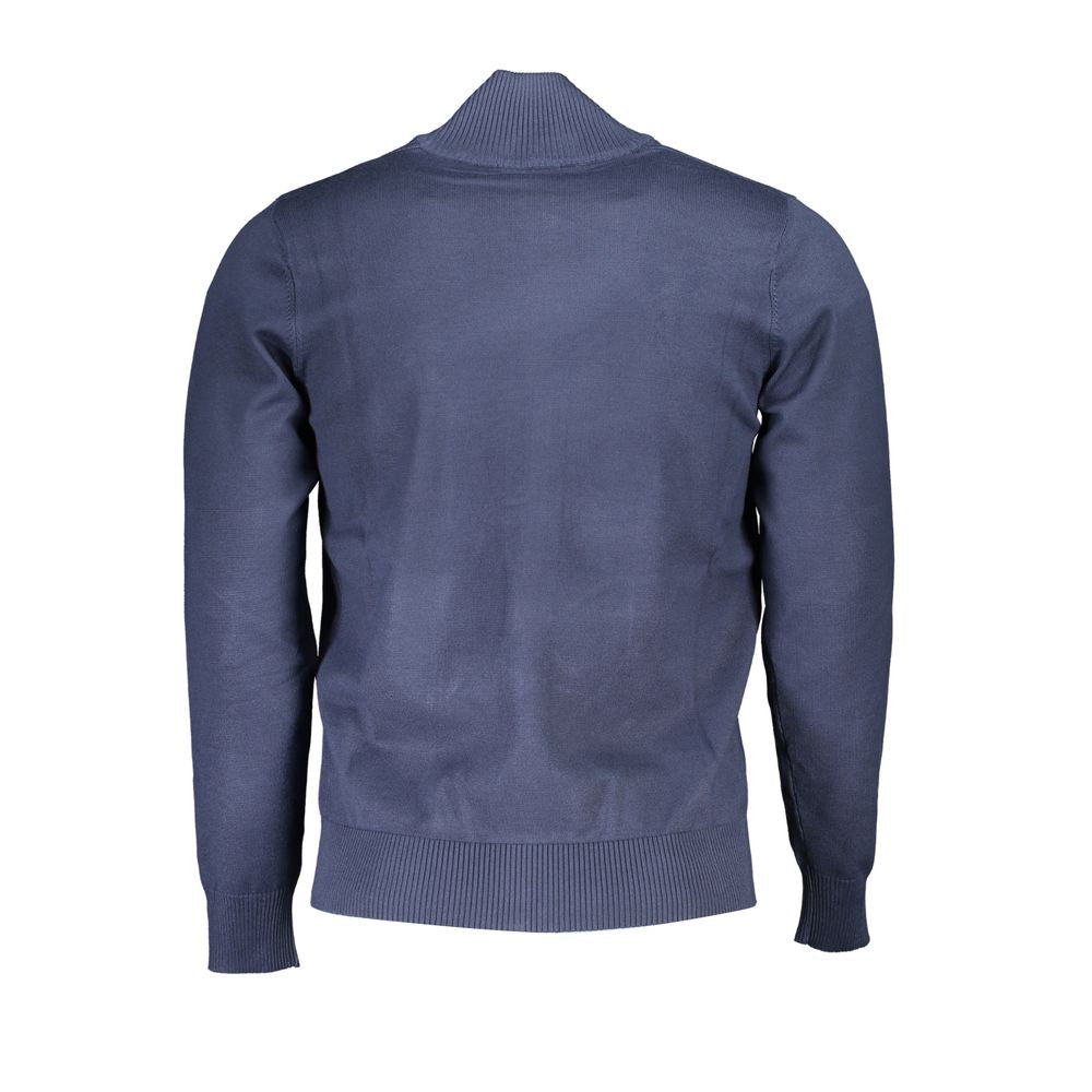 Blue Nylon Sweater