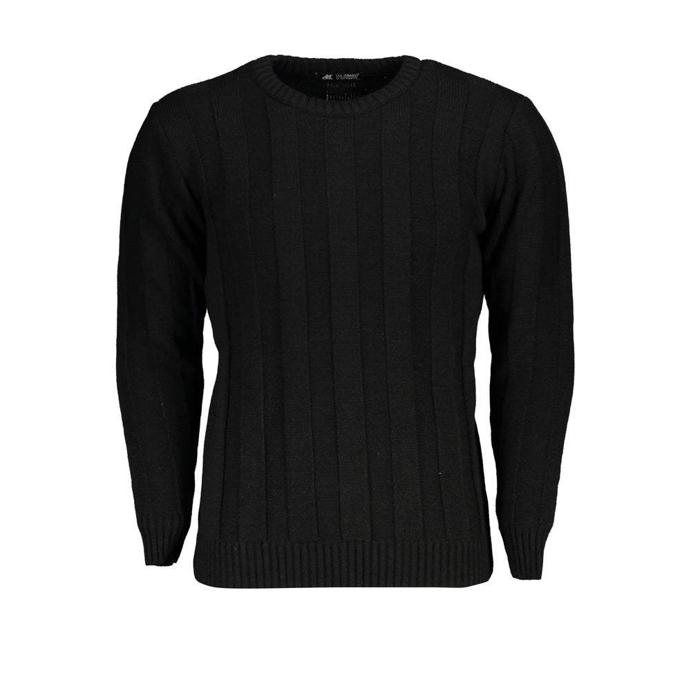 Black Fabric Sweater