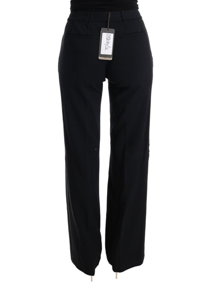 Chic Black Bootcut Formal Pants