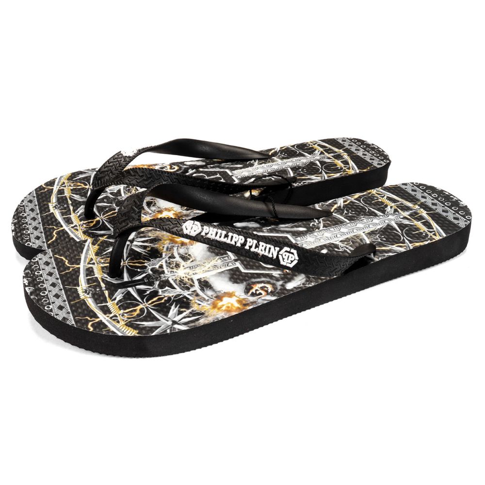 Multicolor Graphic Print Women's Flip Flops