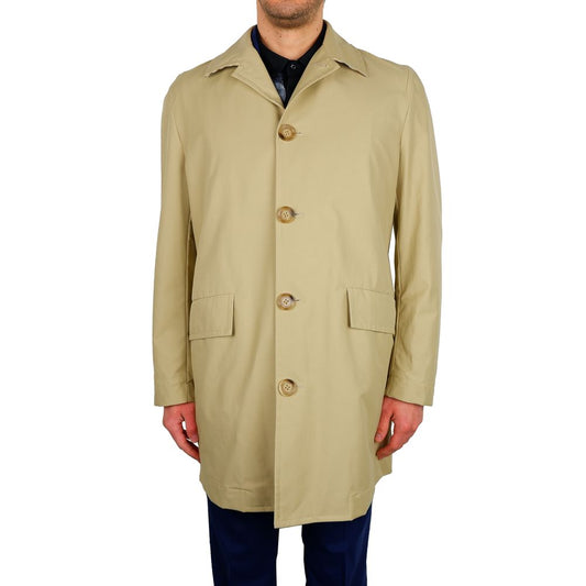 Classic Beige Trench Coat - Timeless Elegance