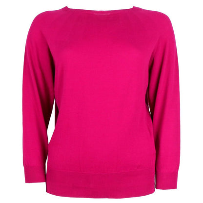 Fuchsia Cotton Sweater