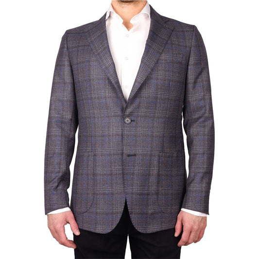 Brown Wool Vergine Blazer