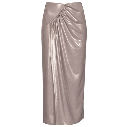 Beige Polyester Skirt