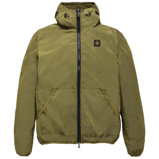 Chic Ultralight Nylon Jacket with Garment-Dyed Finish