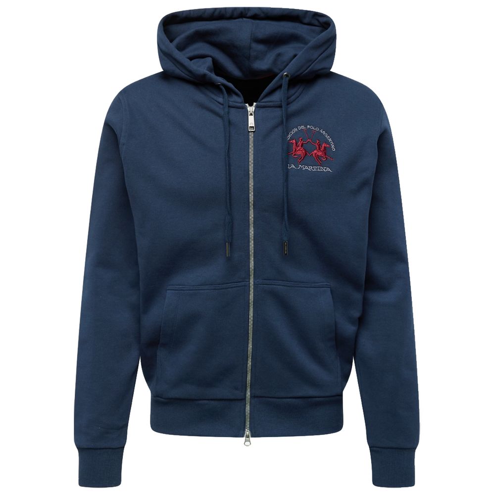 Elegant Full Zip Cotton Hoodie