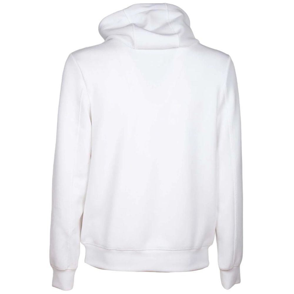 Elegant White Tech Fabric Hoodie