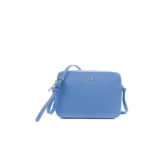 Chic Woven Motif Calfskin Camera Bag