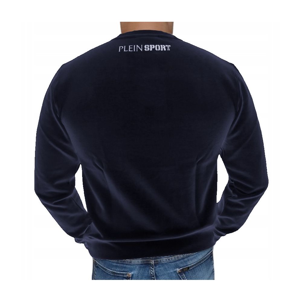 Blue Cotton Men's Sweater