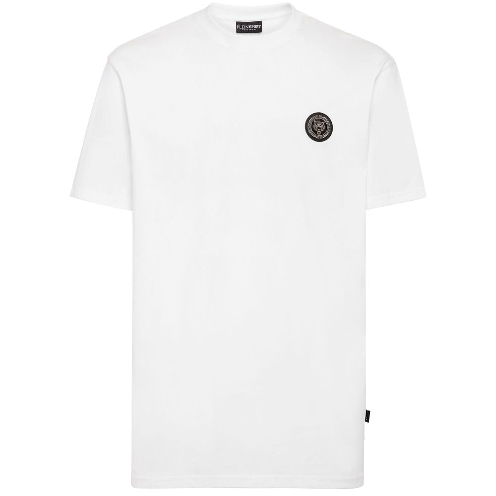 White Cotton Men's T-Shirt