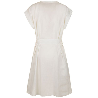 White Cotton Women Dress