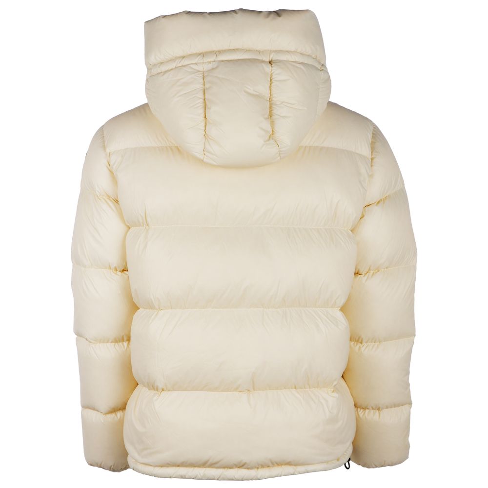 Elegant Cream Puffer Jacket