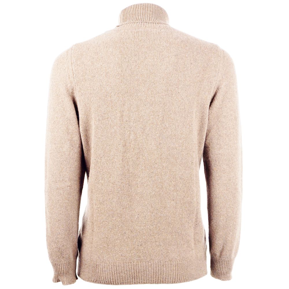 Beige Cashmere Men Sweater