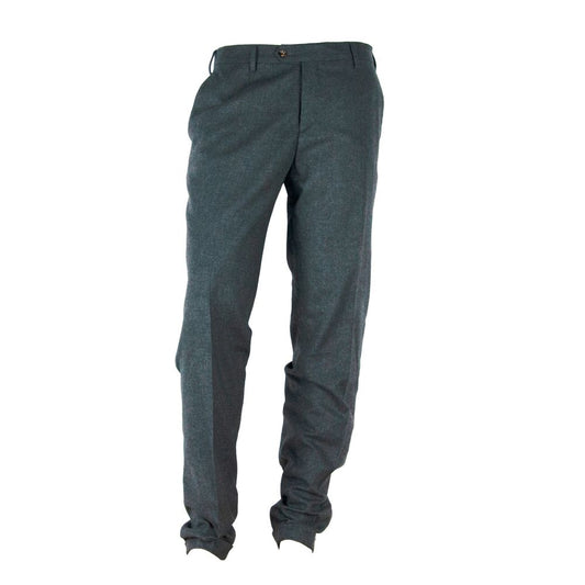 Elegantly Tailored Gray Winter Trousers