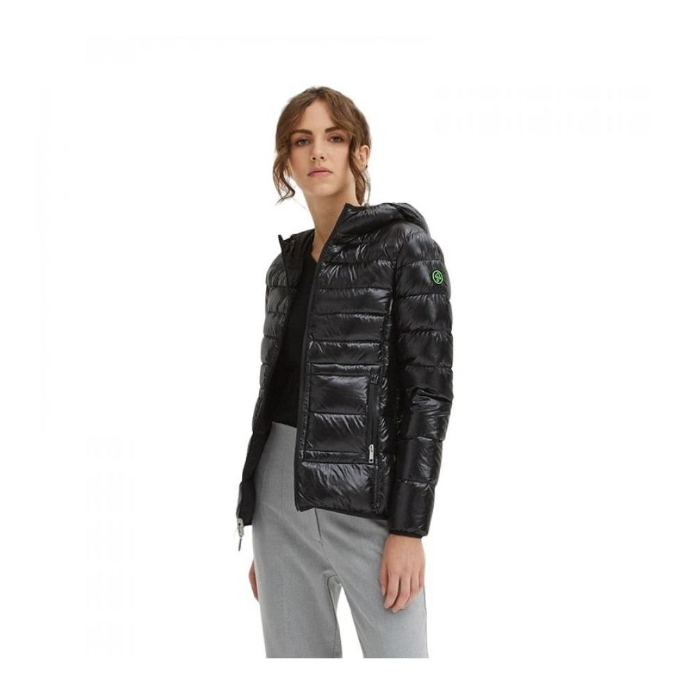 Black Nylon Women Jacket