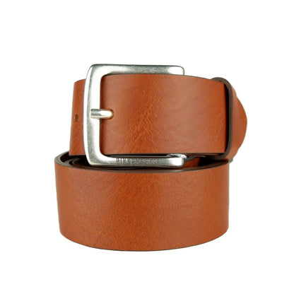 Brown Calfskin Men Belt