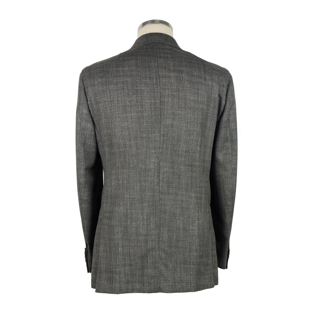 Elegant Summer Wool-Linen Men's Jacket