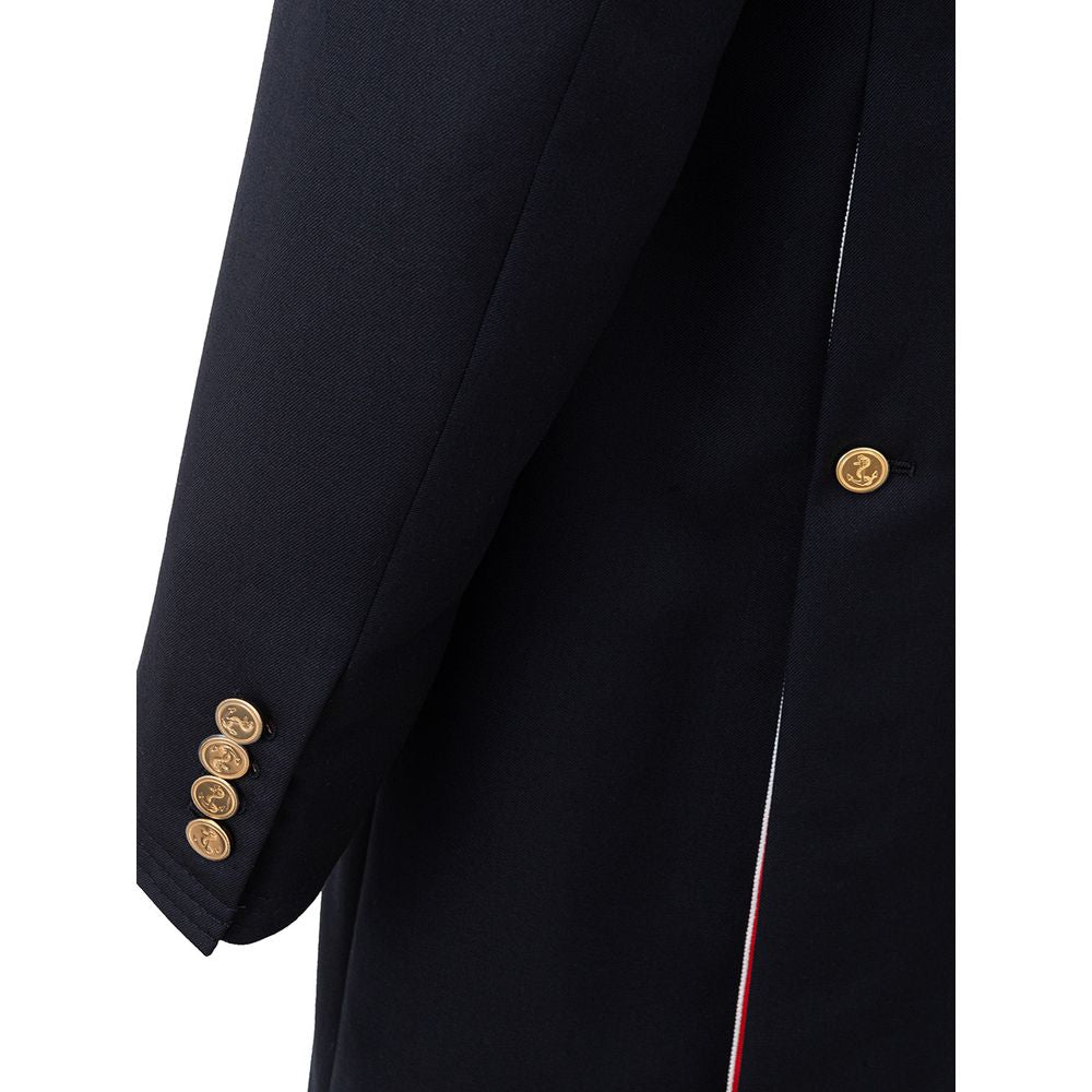 Elegant Wool Jacket in Signature Blue