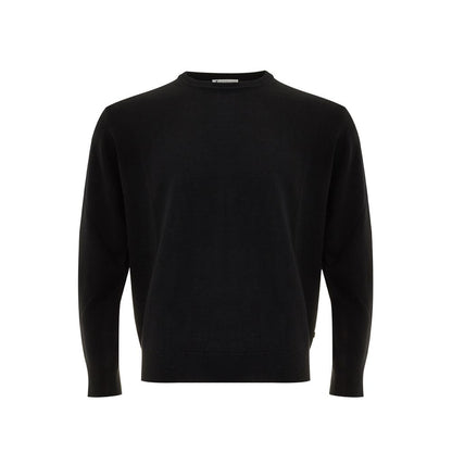 Elegant Black Wool Sweater for Men