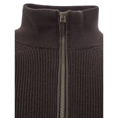 Italian Woolen Opulence Sweater in Rich Brown