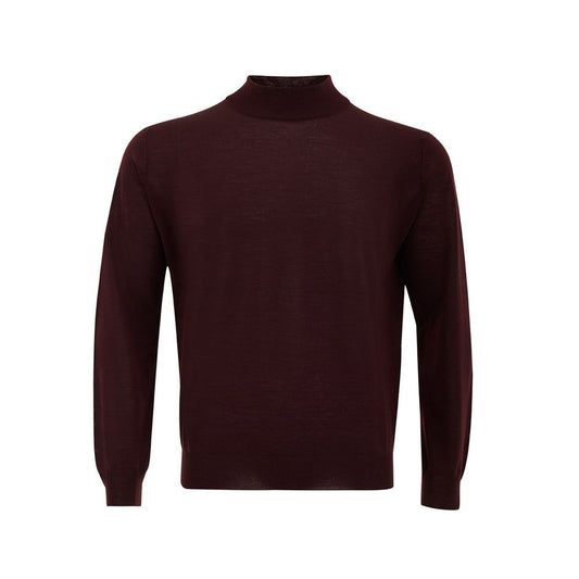 Elegant Red Woolen Luxury Sweater for Men