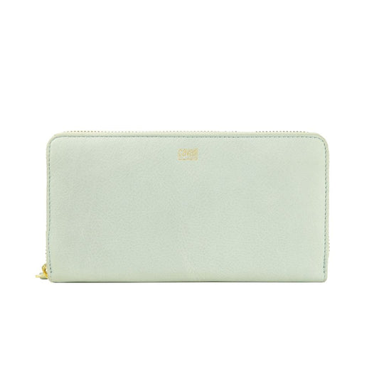 Gray Calfskin Women Wallet