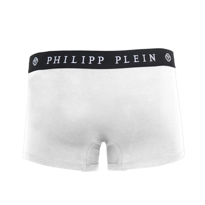 White Cotton Men's Boxer