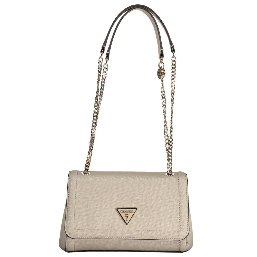 Gray Polyethylene Handbag