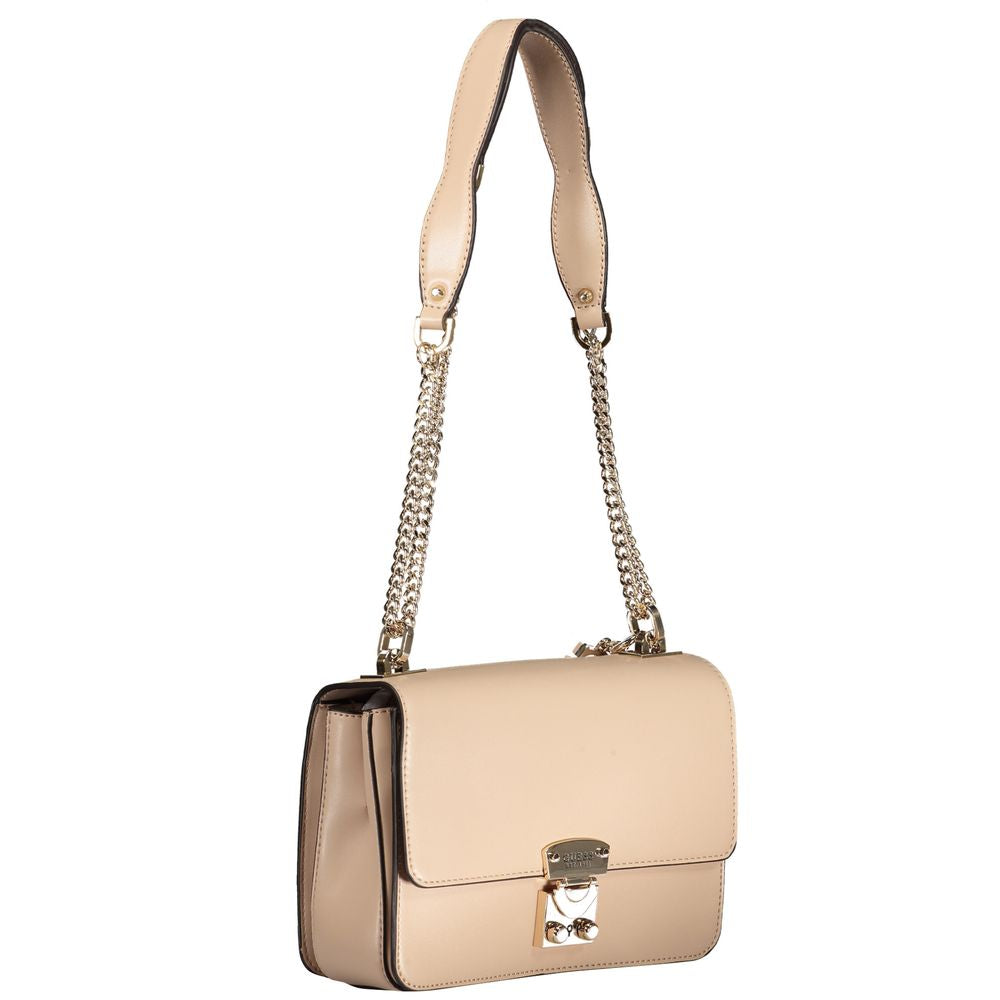 Beige Polyethylene Handbag