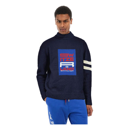 Blue Polyamide Sweater