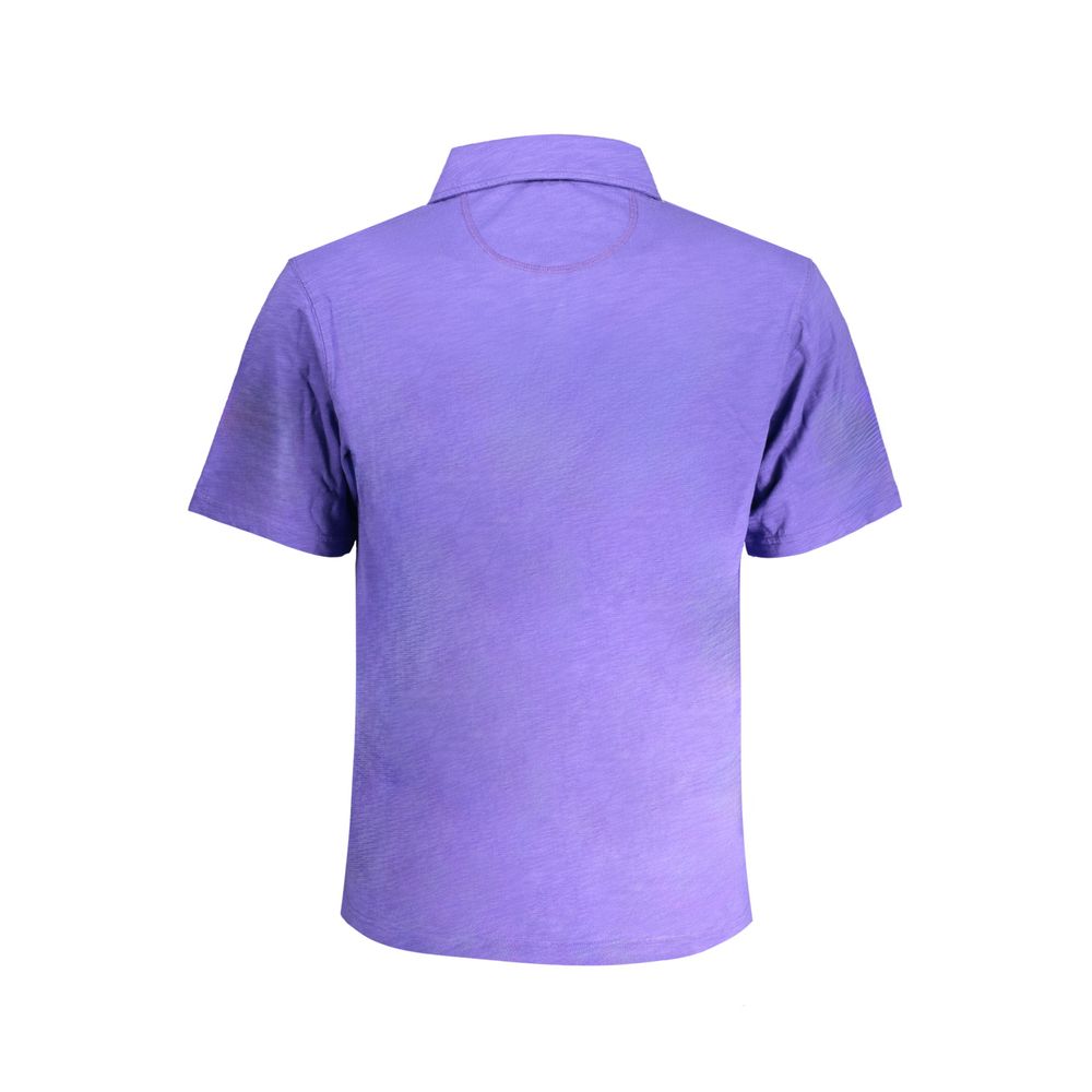 Purple Cotton Polo Shirt