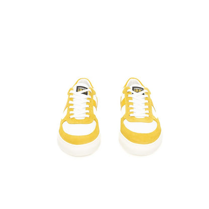 Yellow Leather Mens Sneaker