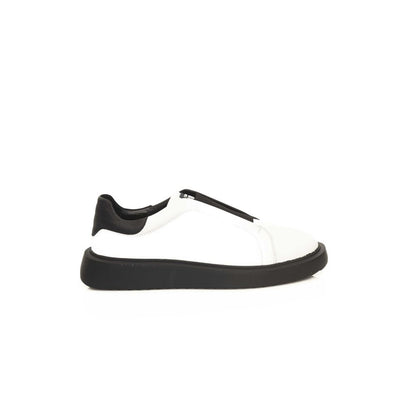 White CALF Leather Sneaker