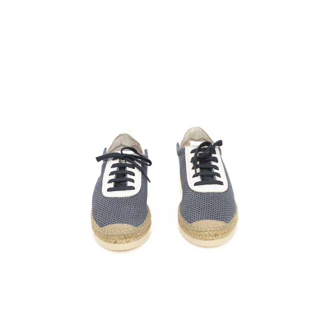 Blue Polyester Sneaker