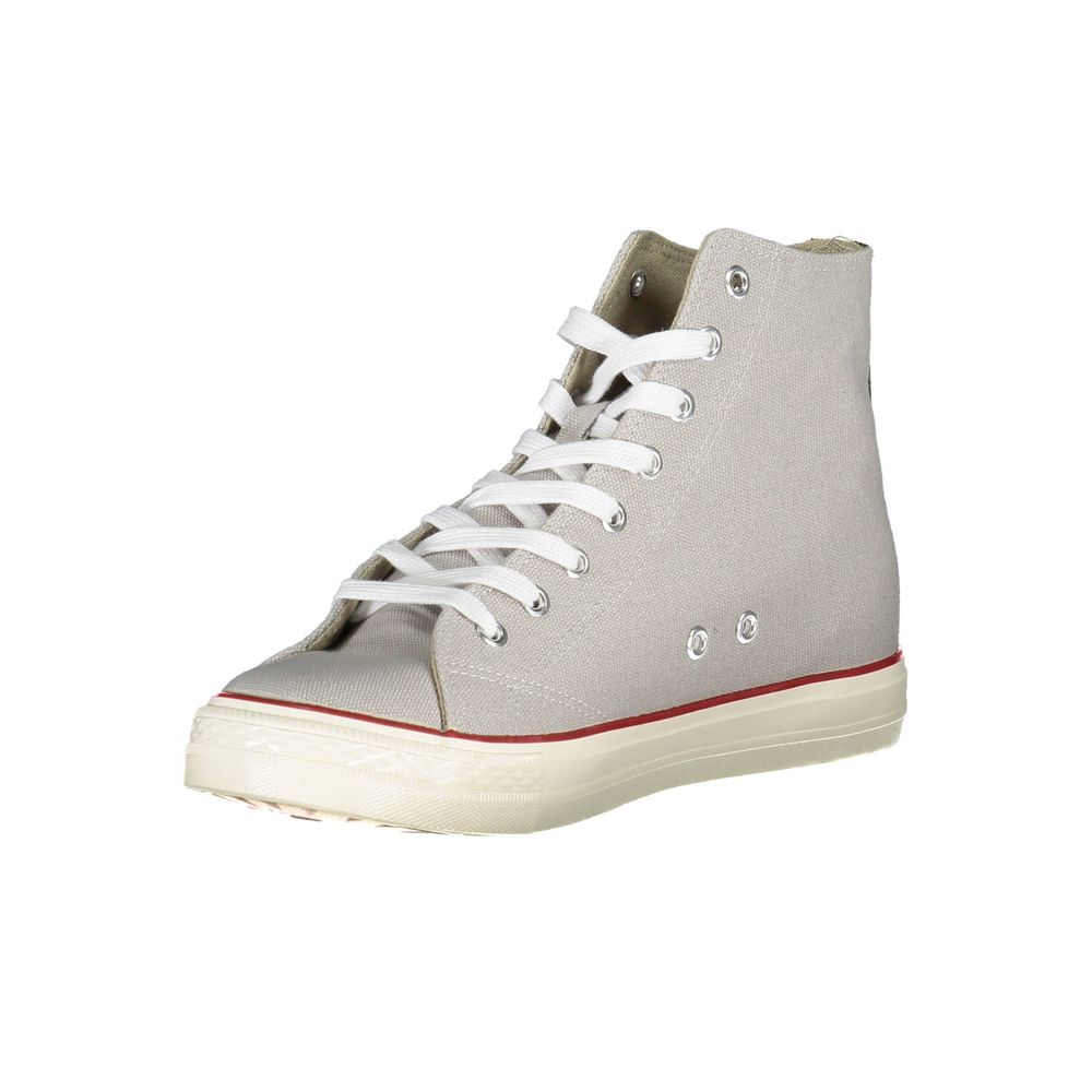 Gray Polyester Sneaker