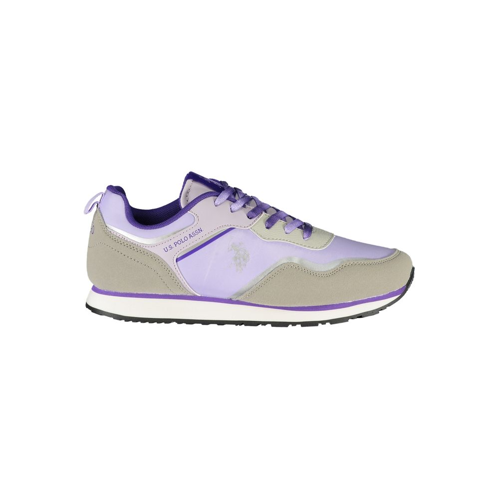 Purple Polyester Sneaker