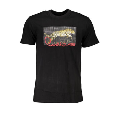 Black Cotton T-Shirt