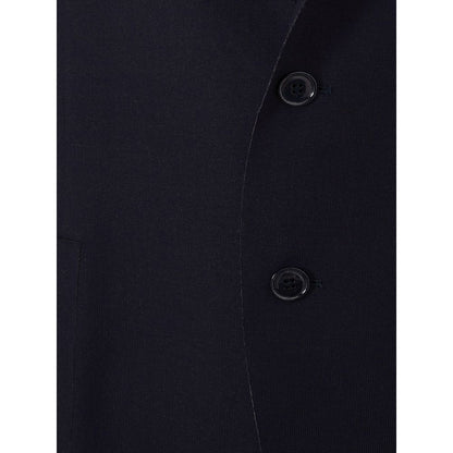 Elegant Blue Cotton Lardini Jacket