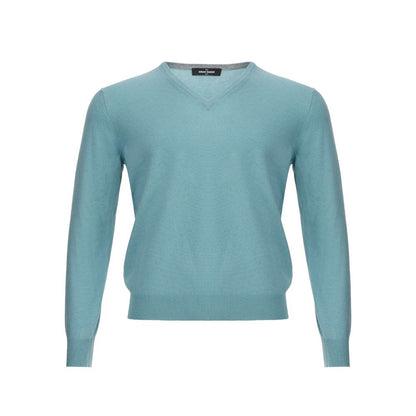 Turquoise Cashmere Sweater Elegance