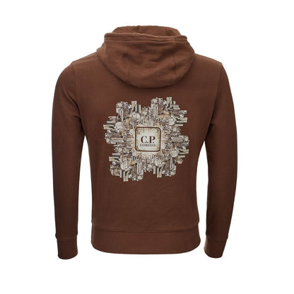 Elevated Brown Cotton Sweater for Men