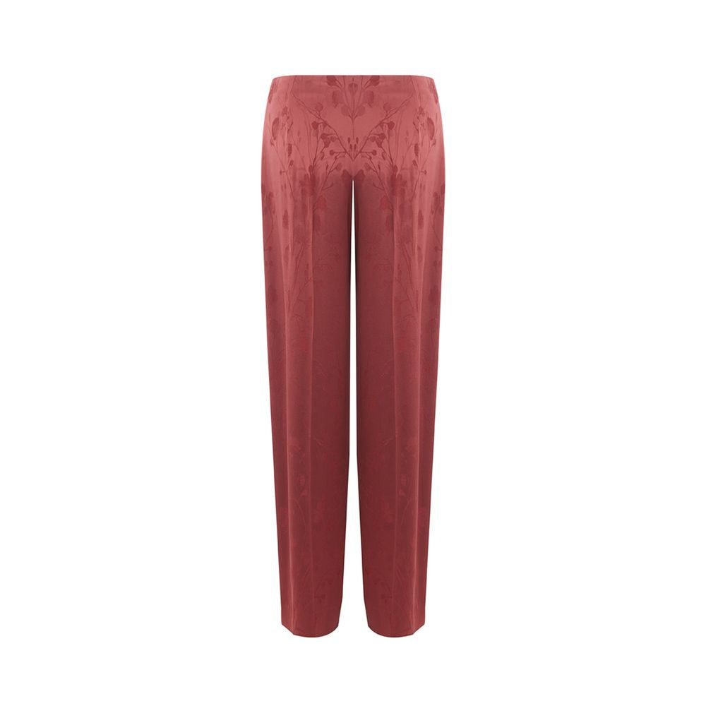 Elegant Red Tailored Pants