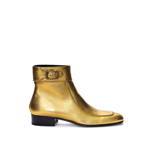 Gold Leather Boot