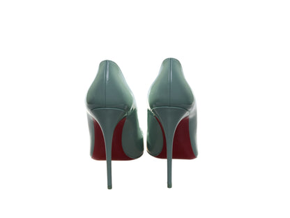 So Kate 120 Green Patent Leather High Heel Pumps