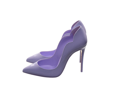 Hot Chick 100 Lilac Patent Leather High Heel Pump