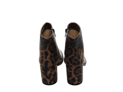 Adoxa 70 Brown Leopard Print High Heel Boot