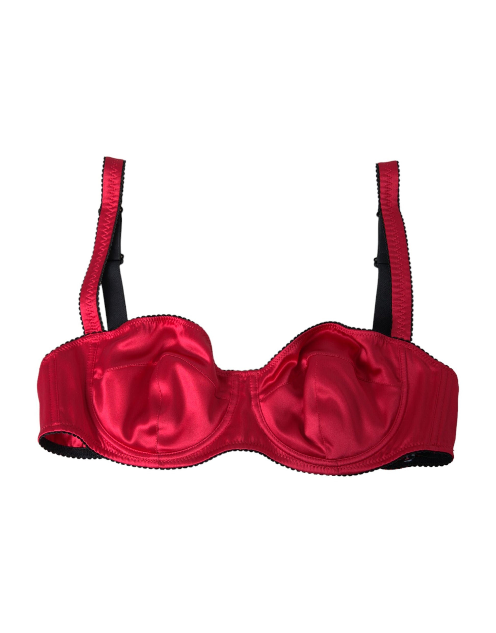 Bordeaux Silk Stretch Balconcino Bra Underwear