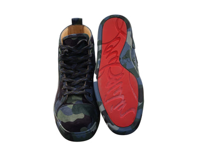 Louis Orlato Flat Camouflage High Top Sneakers